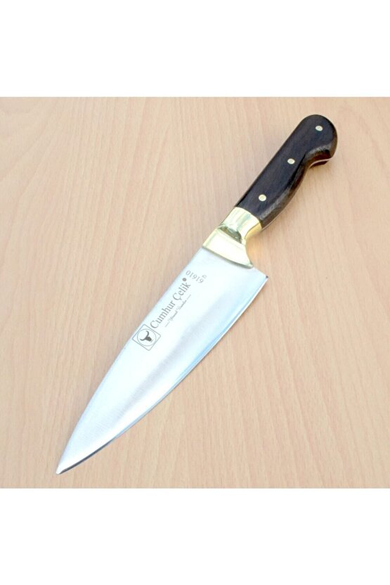 Yüksek Kalite Sürmene El Yapımı Pratik Profesyonel Şef Bıçağı KPF610
