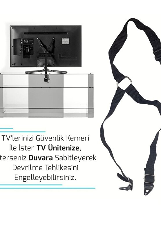 5-75 Inç Tv Askısı Bebek Koruma Güvenlik Kemeri -lcd Tv Bilgisayar Ekran Temizleme Köpüğü