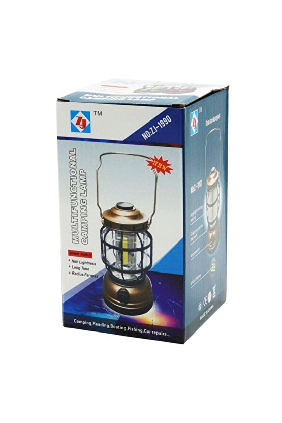 Powermaster Zj-1990 Xe4t5 Çok Fonksiyonlu Kamp Lambası