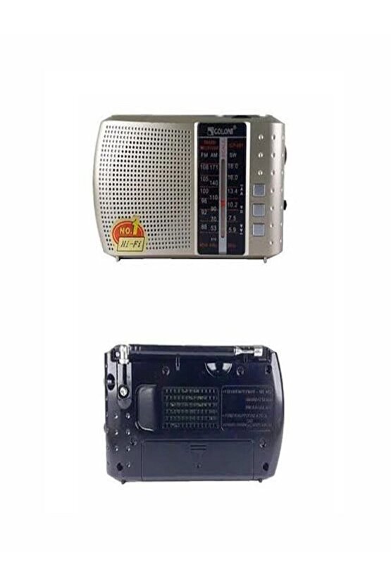 Bluetoothlu Fm Radyo Usb Tf Kart Şarjlı Cep Radyosu Icf8bt