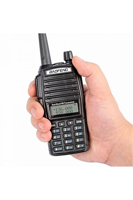 Uv82 Uv-82 Uv 82 Dual Band Arama Kurtarma Ofroad Güvenlik Telsizi KULAKLIKLI