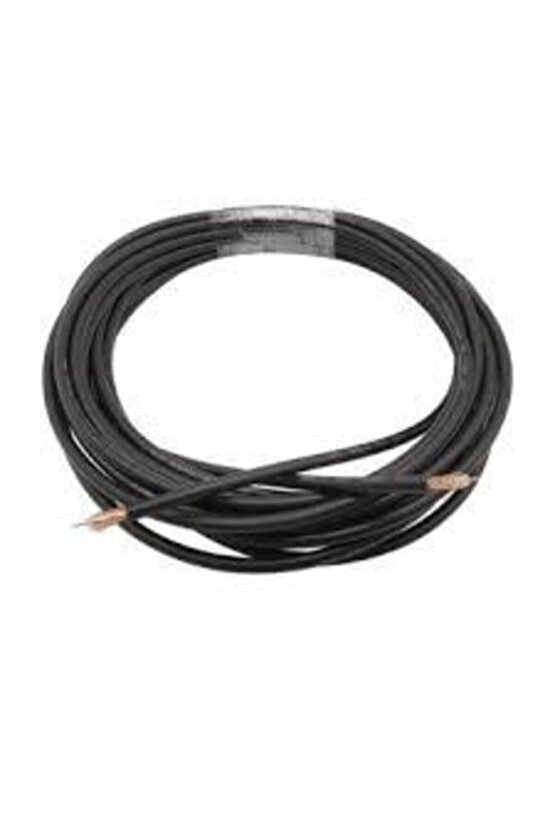 10 Metre Rg-58 50 Ohm Ince Koaksiyel Sabit Mobil Telsizi Için Çatı Araç Anteni Kablosu