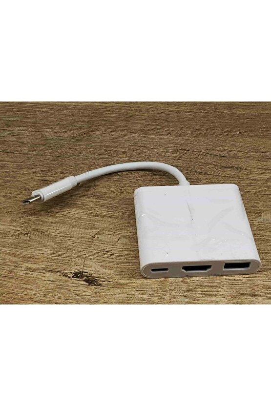 Macbook Pro 13 Inç Huawei Chromebook Uyumlu 5in1 Premium Type-c Hdmı Usb Çoğaltıcı