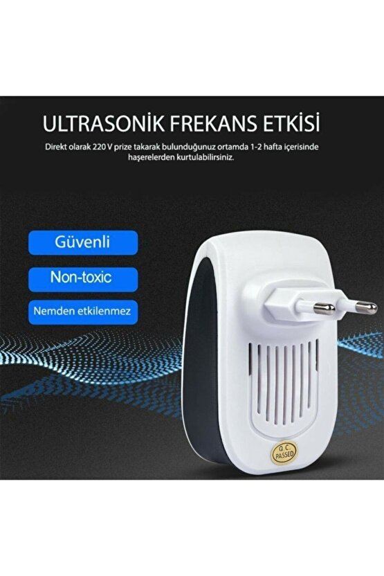 Elektronik Sesli Sonik Fare Haşere Böcek Kovucu