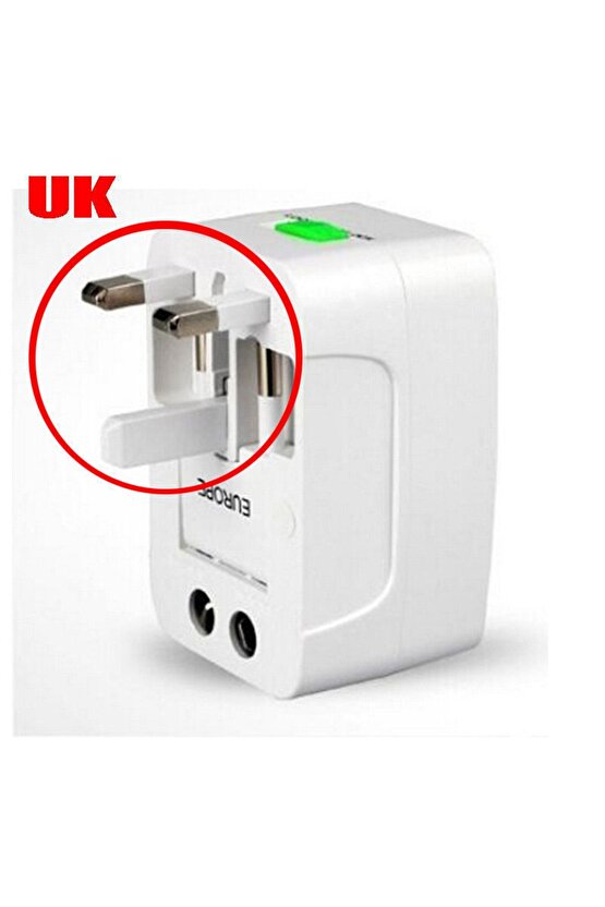 Pm-2886 Unıversal Çoklu Priz Çevirici Seyahat Adaptör (125v-250v-6a-13a)
