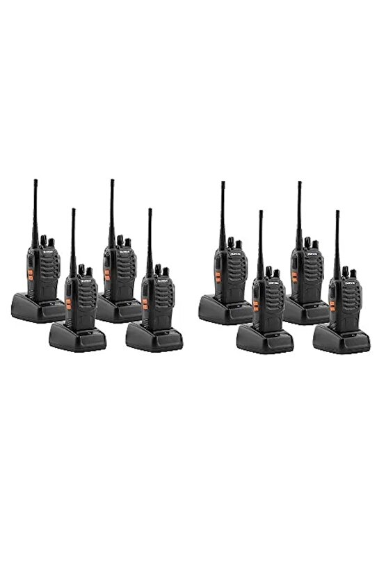 8 Adet Telsiz Zt-v68 Cy Baofeng 999s Telsiz Kulaklık