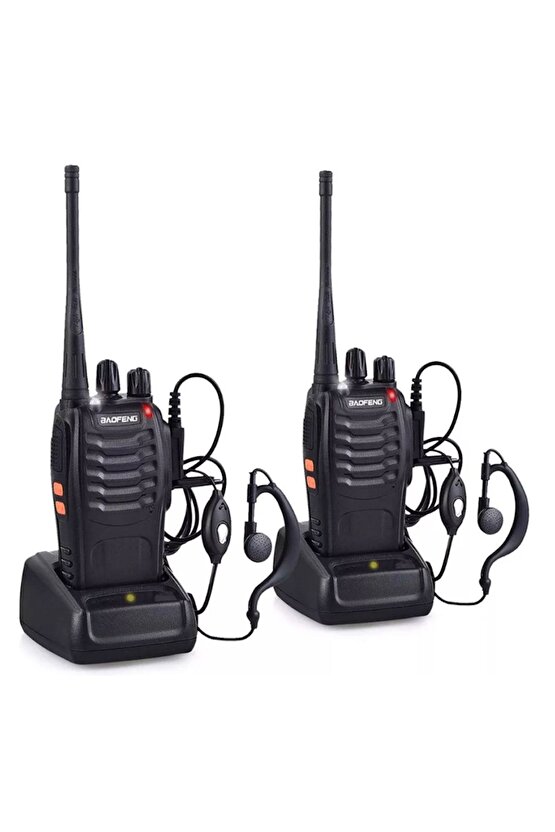 10 Adet Telsiz Zt-v68 Cy Baofeng 999s Telsiz Kulaklık