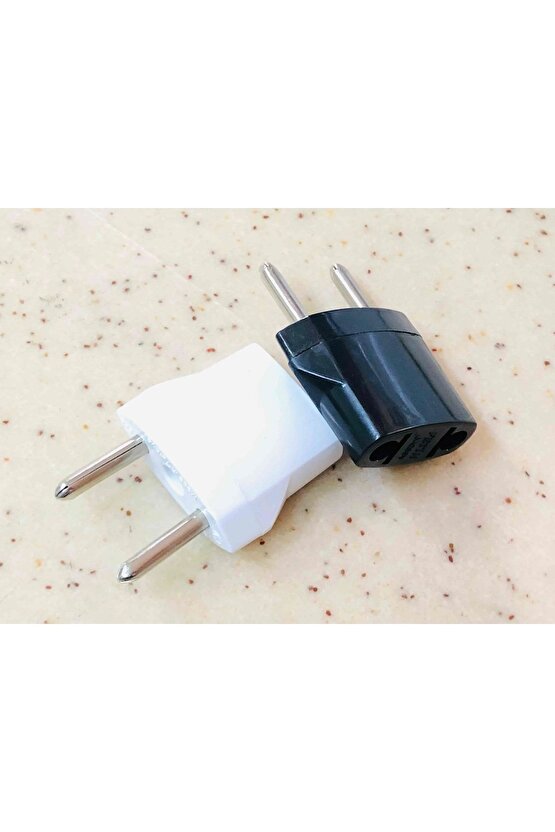 2 Tane Farklı Renk Amerikan Elektrik Elektronik Cihazlara Uygun Priz Çevirici