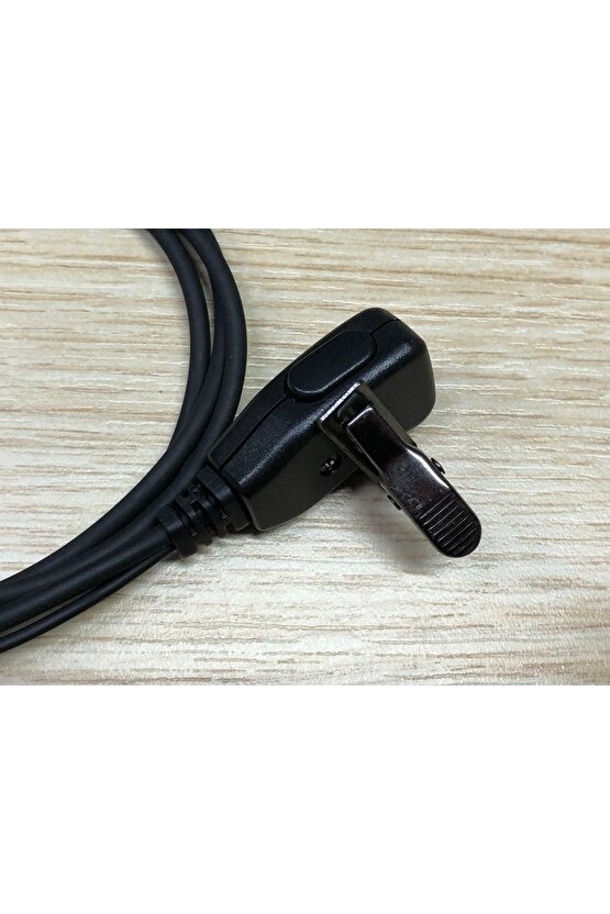 Çift Pinli Hyt Motorola Hytera El Telsizi Için G Tipi Kablolu Telsiz Kulaklık Uyumlu