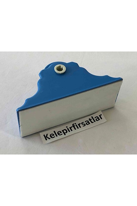 Pratik Küçük Yuvarlak Mavi Standlı Bileme Taşı