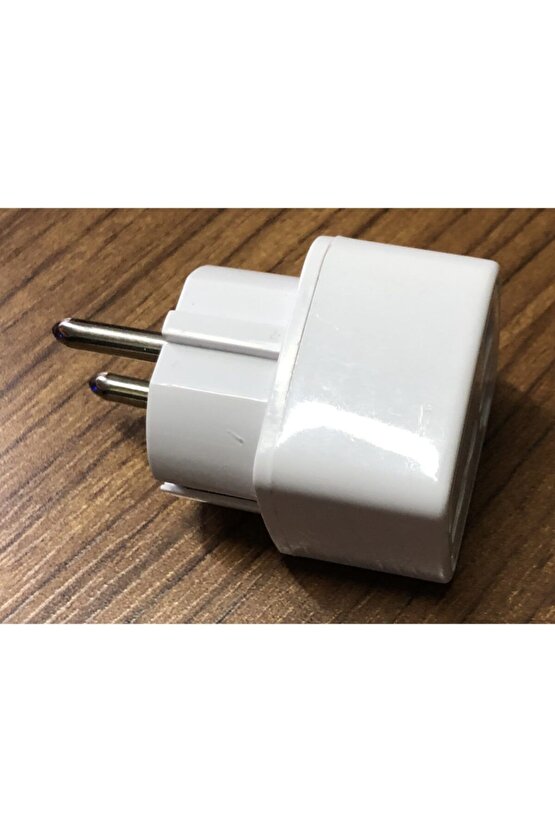 Amerikan Tipi Priz Dönüştürücü Fiş Çevirici Adaptörü Aparatı Topraklı Model