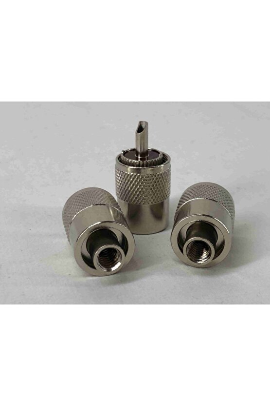 2 Tane Rg-58 Anten Kablosu Için Pl-259 Uhf Konnektör Standard Baofeng Surecom Sirio