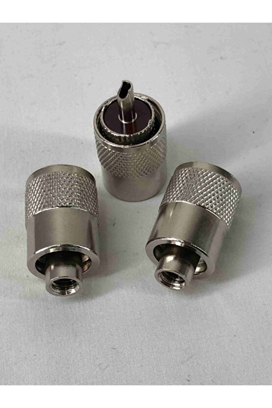 3 Adet Rg58 Anten Kablosu İçin Pl-259 Uhf Konnektör Yaesu Icom Kenwood Motorola Kirisun Hytera