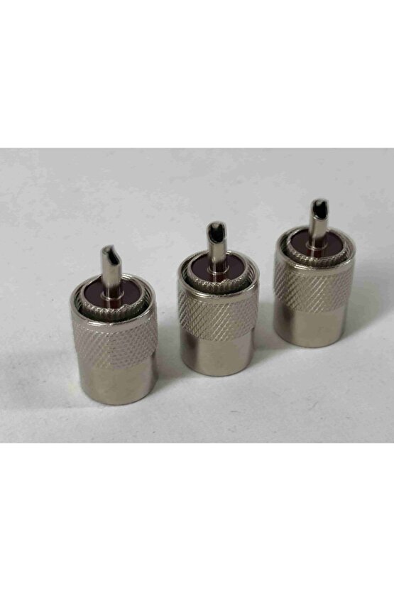 3 Adet Rg58 Anten Kablosu İçin Pl-259 Uhf Konnektör Yaesu Icom Kenwood Motorola Kirisun Hytera