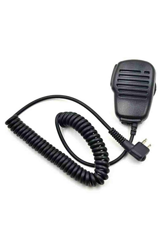 Tc-2000 Pmr Band Uhf El Telsizi Için Yaka Mikrofonu Su Geçirmez El Telsiz Mikrofon