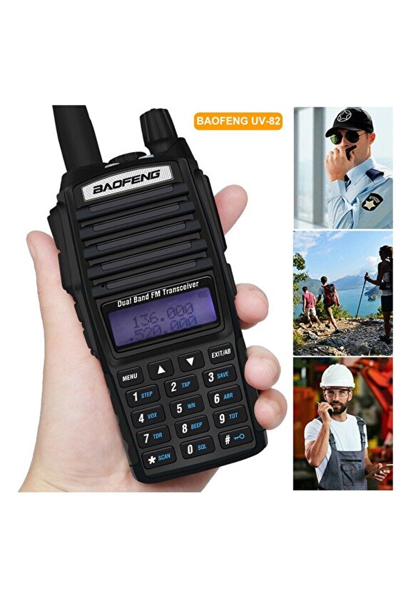 Uv-82 Dual Band El Telsizi Kulaklık Dahil