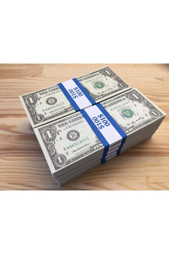 10 Deste Parti Asker Eğlencesi Için Yeni 1 Dolar Çil Şaka Parası