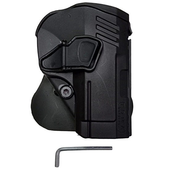 Sag El Siyah Renkli Toma Holster Sarsilmaz Sar 9 F 92 Beretta Polimer Taktik Silah Kilifi Ve Sarjorluk