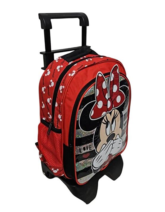 Mickey Mouse Çekçekli Okul Çantası 4 lü Set