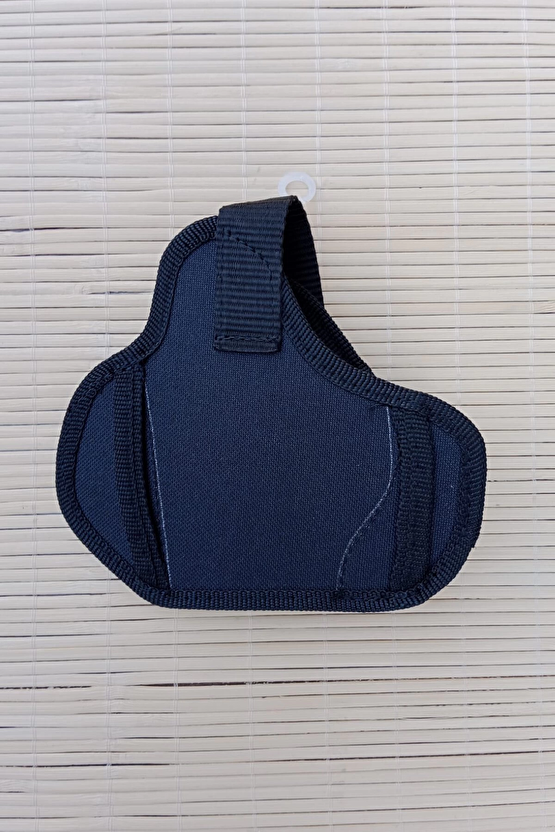 Sag El Siyah Renkli Yarim Kelebek Airsoft Palaskaya Kemere Gecirmeli Cirtli İmpertex Silah Kilifi