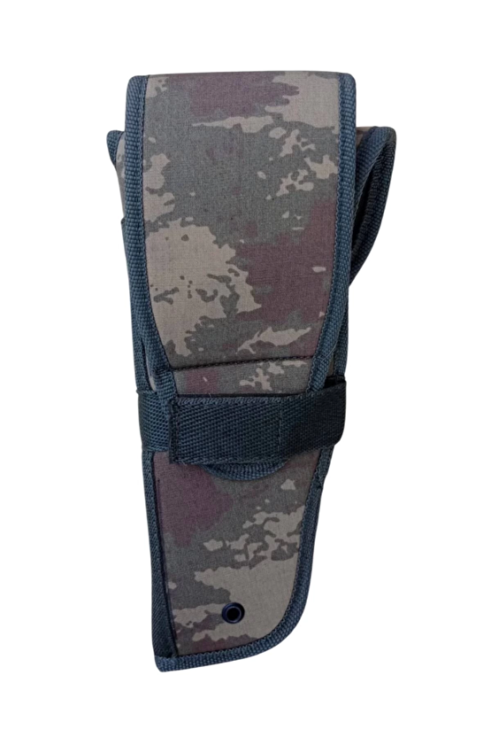 Sag El Kara Kuvvetleri Kamuflaj Renkli Cirtli Kapakli Airsoft Sallamali Palaskaya Kemere Gecirmeli İmpertex Silah Kilif