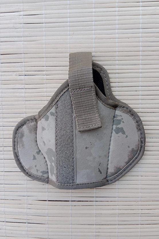 Sag El Kamuflaj Renkli Yarim Kelebek Airsoft Palaskaya Kemere Gecirmeli Cirtli İmpertex Silah Kilifi