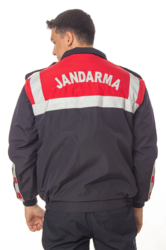 Jandarma Asayis Lacivert Renkli Kollari Cikarilabilir Subay Astsubay Uzman Cavus Kislik Monding Mont Yelek