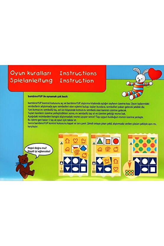 BambinoYUP 4-6 Yaş Mevsimler Dikkat Geliştirme Seti Kitapları (Kontrol Kutusu Dahil Değildir)