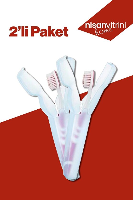 Titiz Diş Fırçası Kutusu Şeffaf Renk 2 Adet