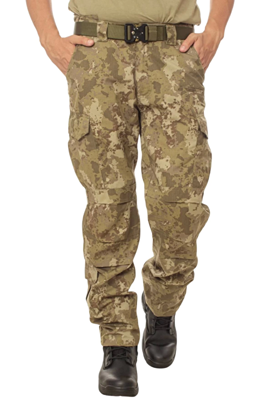 Kara Kuvvetleri Kamuflaj Renkli 8 Cepli Bamsi Model Kargo Cepli Airsoft Outdoor Taktik Pantolon Kisa Kollu Subay Astsuba