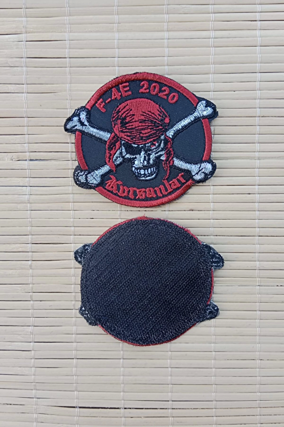 F 4e 2020 Korsanlar Yazili Korsan Logolu Nakis İslemeli Arma Patch Pec
