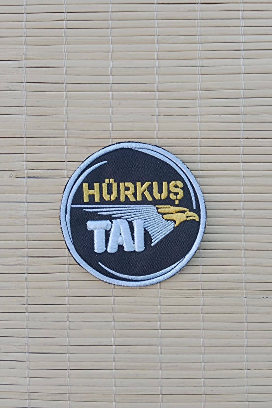 Hurkus Tai Yazili Logolu Nakis İslemeli Arma Patch Pec