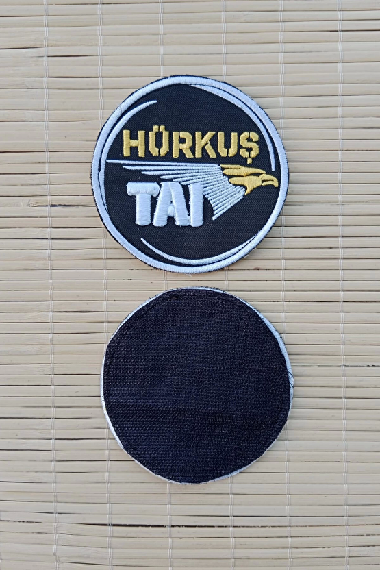 Hurkus Tai Yazili Logolu Nakis İslemeli Arma Patch Pec