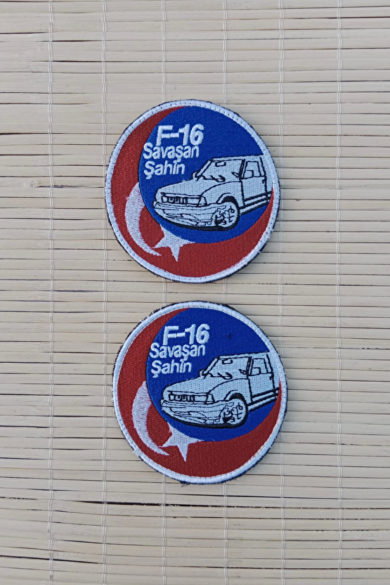 F 16 Savasan Sahin Nakis İslemeli Arma Pec Patch