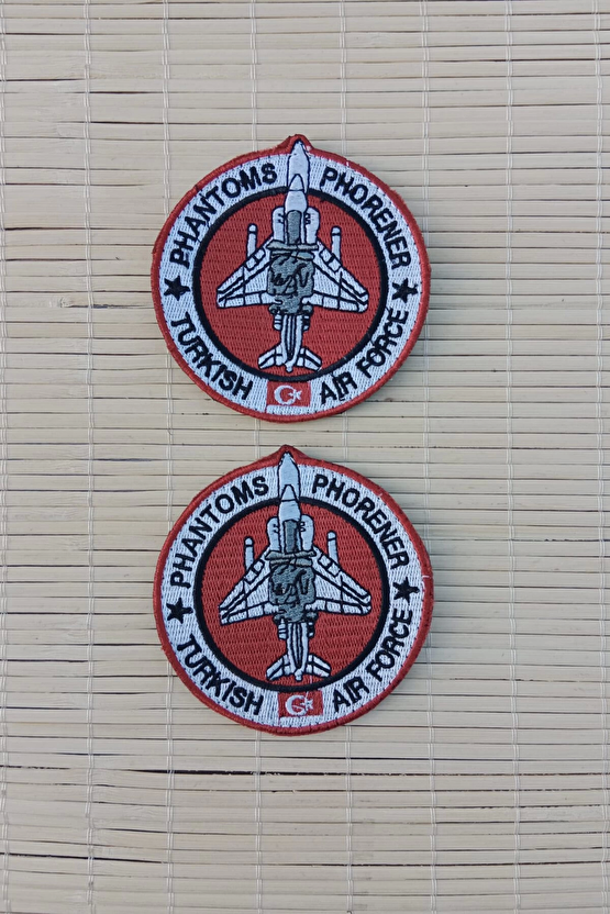 Phantoms Phorener Turkish Air Force Nakis İslemeli Arma Pec Patch
