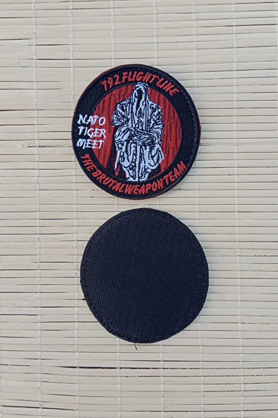 192. Flight Line Nato Tiger Meet The Brutal Weaponteam Nakis İslemeli Arma Pec Patch
