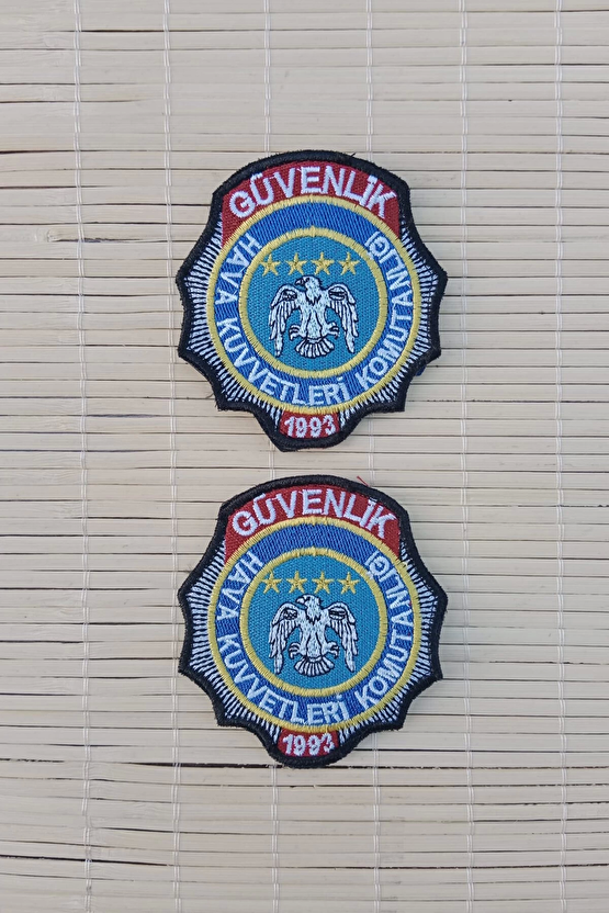 Hava Kuvvetleri Komutanligi Guvenlik 1993 Nakis İslemeli Arma Pec Patch