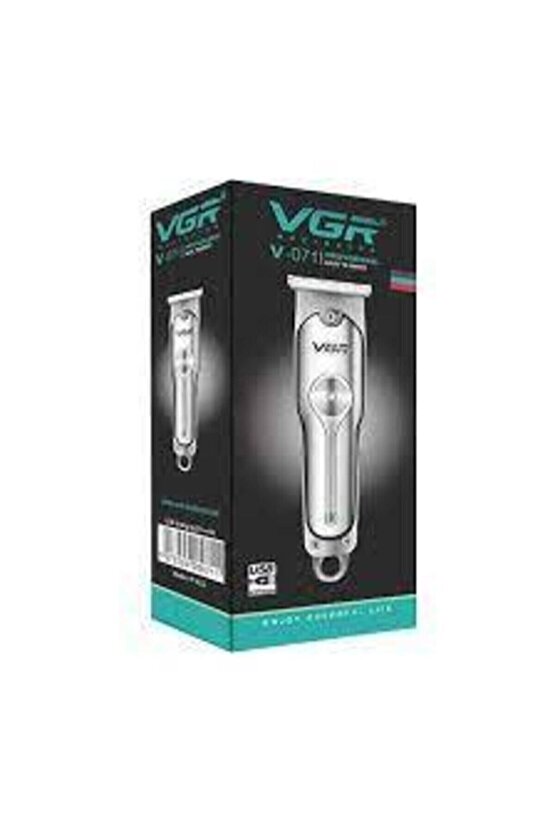 V-071 Mini Şarjlı Metal Profesyonel Saç Sakal Tıraş Makinesi