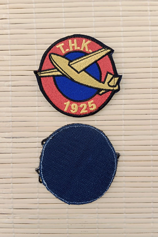 T.h.k 1925 Yazili Tayyare Logolu Nakis İslemeli Arma Patch Pec