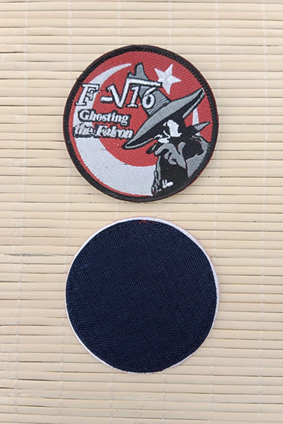 F V 16 Ghosting The Falcon Yazili Nakis İslemeli Arma Pec Patch