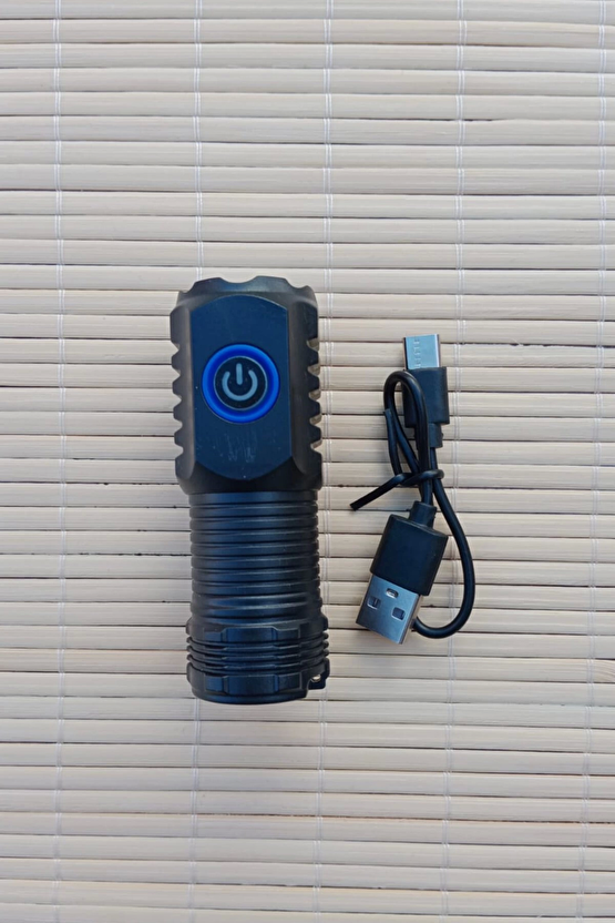 Hs 2401 Usb Sarj Ozellikli Cakarli Kaliteli El Feneri