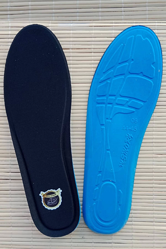 Siyah Renkli Natural Kemer Destekli Ortopedik Memory Foam Ayakkabi Tabanligi İc Ayakkabi Tabanlik