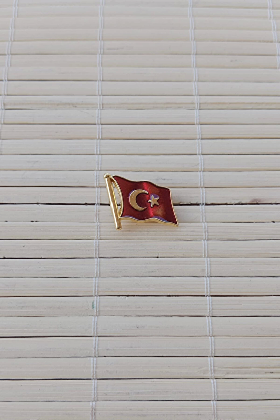 3 Adet Ata Rozeti Sari Renkli Ucak Maketli Dalgalanan Bayrak Sarrafiyeli Taki Ceket Yaka İgnesi Yaka Rozeti