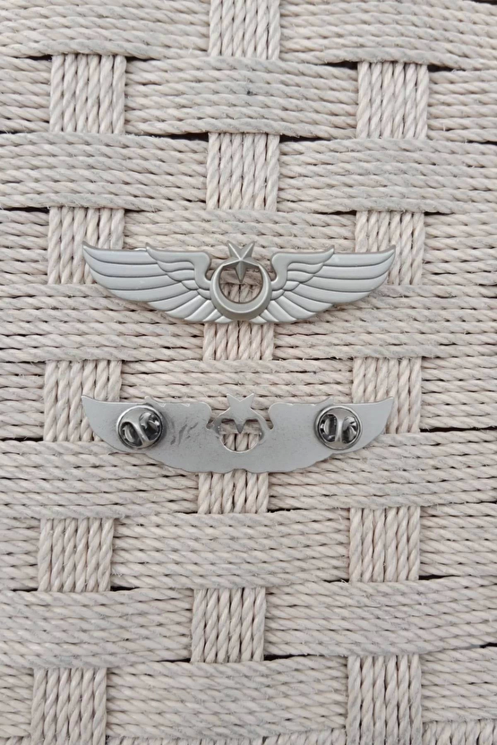 Hava Kuvvetleri Hava Pilot Kaliteli Buyuk Metal Gogus Brovesi
