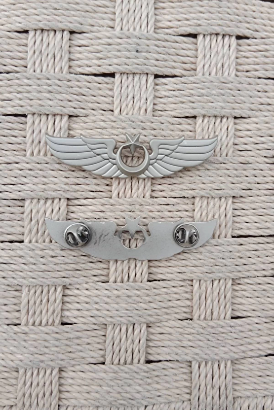 2 Adet Hava Kuvvetleri Hava Pilot Kaliteli Buyuk Metal Gogus Brovesi