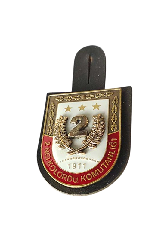 2 Nci Kolordu Komutanligi 1911 1 Nolu Harici Metal Gogus Brovesi