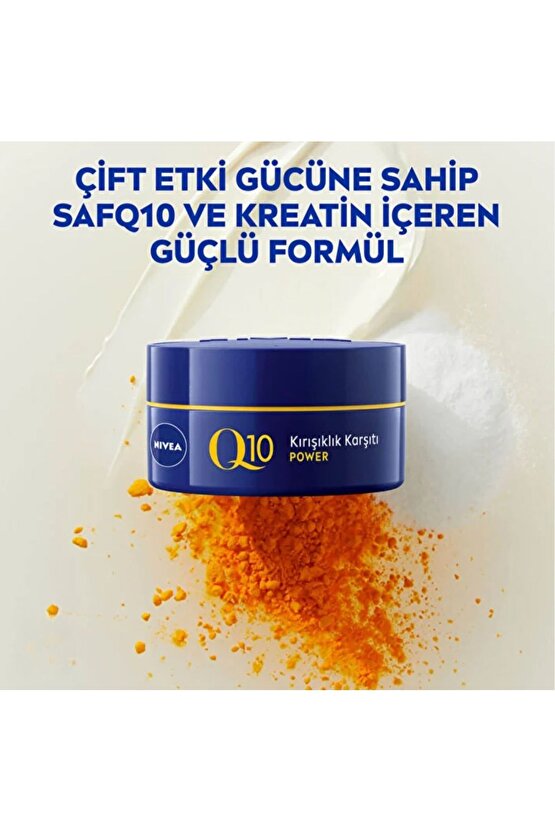 Q10 Power Kırışık Karşıtı +Sıkılaştırıcı Yenileyici Gece Kremi 50 Ml