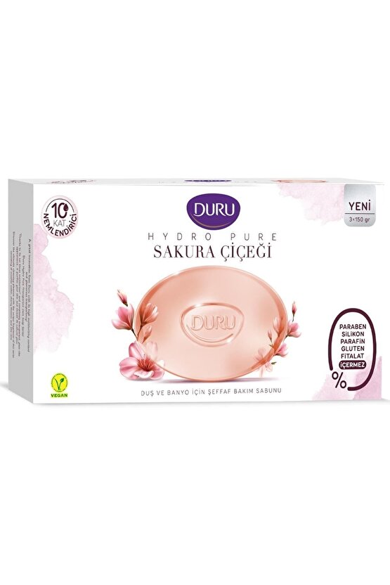 Marka: Hydro Pure Sakura Çiçeği Kalıp Sabun 3 X 150 Gr Kategori: Banyo Sabunu