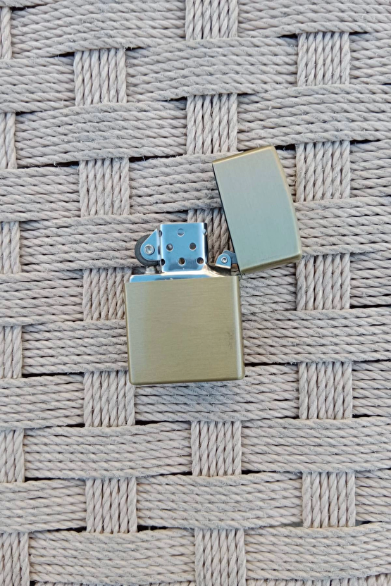 Bronz Renkli Revolver 38 Lik Toplu Tabanca Kabartmali Benzinli Zippo Çakmak