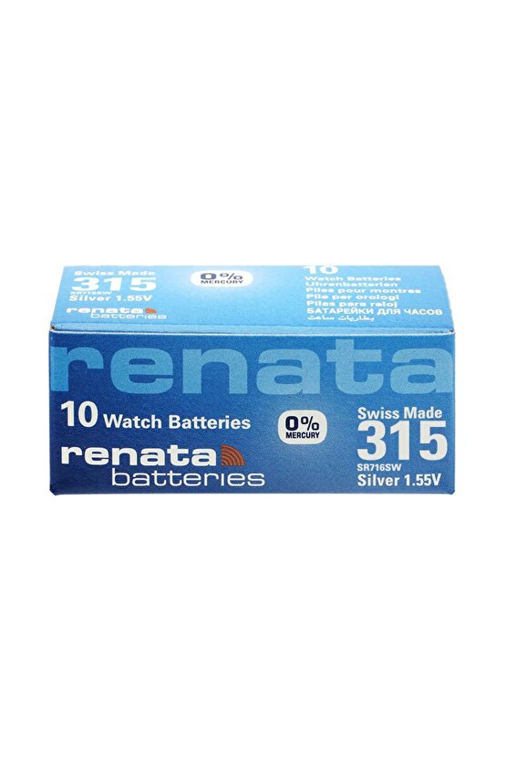 315 Sr716sw 1.55v Saat Pili 10lu